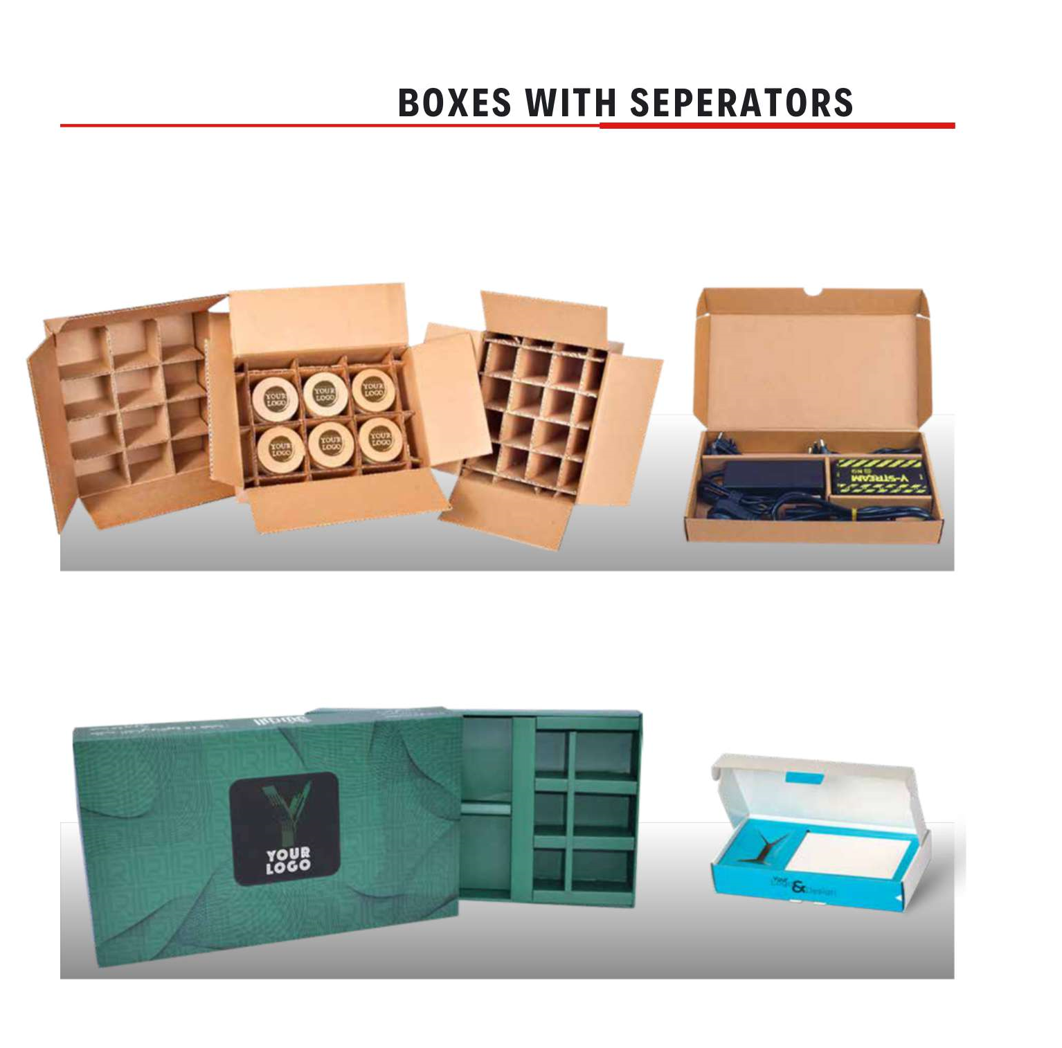 boxes with seperators